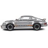 1973 Porsche 911 RSR "Kremer" Silver Metallic with Stripes 1/18 Diecast Model Car by Solido - 4 of 4