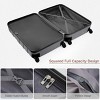 Expandable Hardshell Luggage Set with TSA Lock and Spinner Wheels for Travel, 3-Piece Suitcase Set 20/24/28 - Cuddlewood - 2 of 4
