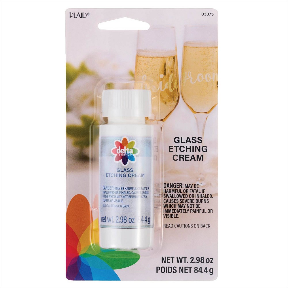 Photos - Accessory Delta Glass Etching Painting Kit: Craft Activity for Glassware with Etching Cream, Ages 13+ 