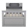 KIGFTSOD Captain Platform Bed Frame with Storage Bookcases and Shelves,Four Drawers - 4 of 4
