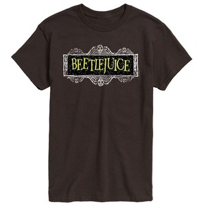 Men's - Beetlejuice - Black and Green Logo Short Sleeve Graphic T-Shirt - 1 of 3