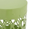 Infurnic Patio End Tables Modern Side Table Set Table Stylish Modern Design All-Season Use Standard Outdoor, Green, 13.75"*13.75"*18" - 4 of 4