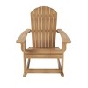 WestinTrends Outdoor Patio All-weather Adirondack Rocking Chair - 3 of 4