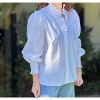 Women's Ruffle Collar Blouse - Joy Joy - 2 of 4