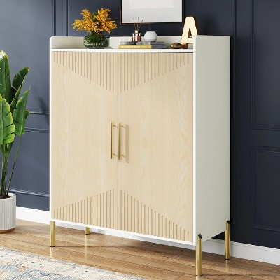 Hommoo Large Shoe Cabinet with Doors