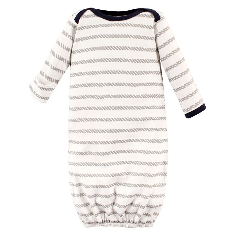 Luvable Friends Infant Boy Cotton Gowns, Boy Nautical, Preemie/Newborn, 4 of 5