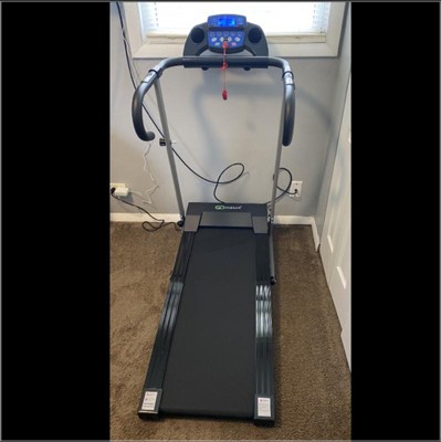 Costway 1100w Folding Treadmill Electric Support Motorized Power