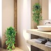Attop 6pcs, Artificial Plant Mandala Eucalyptus Green Vine, Artificial Hanging Ivy Decorative Potted Plant, Used for Decoration - 3 of 4