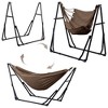 Ainfox 2 in 1 Portable Hammock Bed and Swinging Chair with Collapsible Steel Stand  With Carrying Bag - 4 of 4