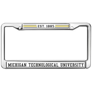 Michigan Technological University Full Size Standard License Plate Metal Frame - 1 of 4