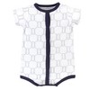 Hudson Baby Infant Boy Cotton Rompers 3pk, Ahoy - 2 of 4