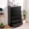 SUGIFT 5 Drawer Dresser  for Bedroom Modern Wood Chest of Drawers - 2 of 4