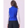 INSPIRE CHIC Women's Lapel Collar Dressy Versatile Racerback Waistcoat Suit Vest - 3 of 4