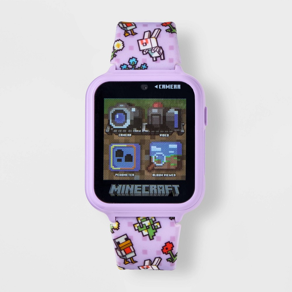 Photos - Wrist Watch Girls' Minecraft Interactive Watch - Purple
