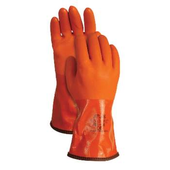 Atlas Unisex Indoor/Outdoor Coated Work Gloves Orange M 1 pair