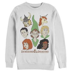 Men's Dungeons & Dragons Cartoon Favorite Players Sweatshirt - 1 of 4