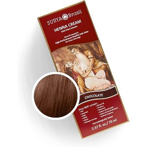 Surya Brasil Henna Cream (CHOCOLATE) Hair Color | Brazilian Haircolor Creme Dye from Brazil - 1 of 4