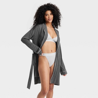 Women's Beautifully Soft Robe - Stars Above™ Heather Gray Xs/s : Target