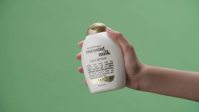 OGX  Nourishing Coconut Milk Shampoo, 2 of 18, play video