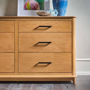 Saracina Home Contemporary 6 Drawer Solid Wood Dresser - 1 of 4