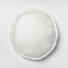 Faux Fur Floor Pillow Cream - Pillowfort™ - image 4 of 4