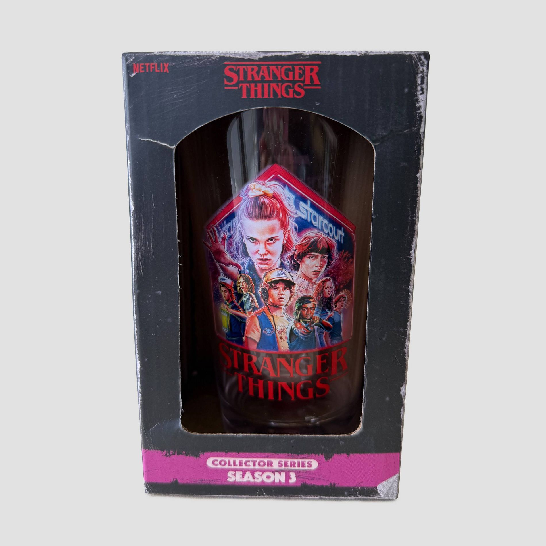 Stranger Things Glass Cup Season 3