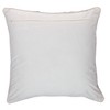 HomeRoots 20" Blue and Brown Quatrefoil Wool Throw Pillow With Embroidery - 4 of 4