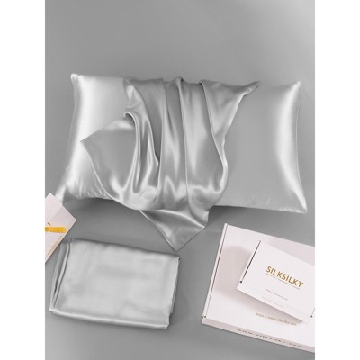 SilkSilky 19Momme 100% Mulberry Silk Pillowcase - Envelope Closure