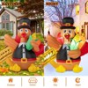 Karl Home 5ft Inflatable Lights Turkey Thanksgiving Decoration - 4 of 4