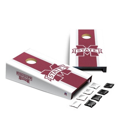 NCAA Mississippi State Bulldogs Desktop Cornhole Board Set