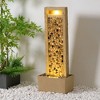 Teamson Home 36" Metal Fiberglass and Polyresin Cascading River Rock Fountain Brown - 2 of 4
