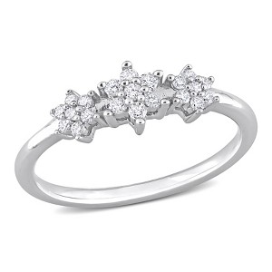 EVERLY JEWELRY |Sterling Silver 1/5 CT TW Diamond Fashion Ring - 1 of 4