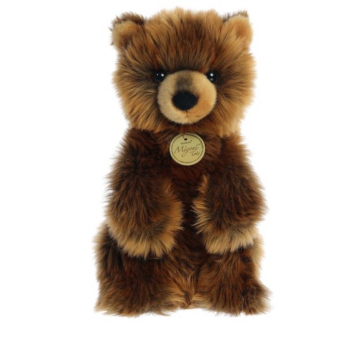 Aurora Medium Sitting Pretty Grizzly Bear Cub Miyoni Adorable Stuffed ...