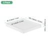 Unique Bargains Ceramic Durable Indoor Decorative Plant Saucer 2 Pcs - 2 of 4