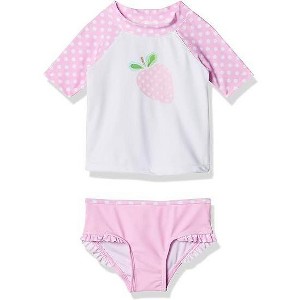 Kiko & Max Baby/Toddler and Little Girl's 2-Piece Short Sleeve Bikini Swimsuit Sets - 1 of 4
