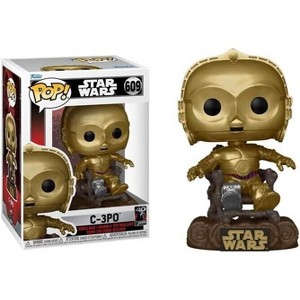 Funko Pop! Star Wars: Return of The Jedi 40th Anniversary, C-3PO in Chair Vinyl Figure #609 #70744 - 1 of 4