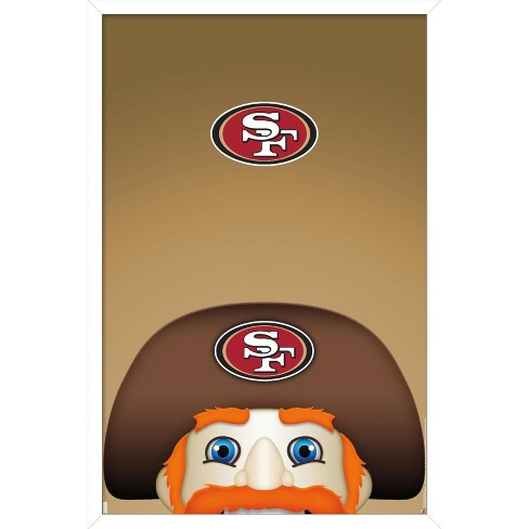 Trends International NFL San Francisco 49ers - Drip Helmet 20 Wall Poster,  22.375 x 34, Unframed Version