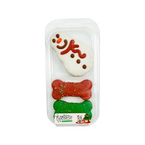 Molly's Barkery Snowman Cinnamon and Apple Flavor Dog Treats - 3.88oz - 1 of 4