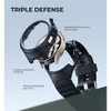 Dexnor for Samsung Galaxy Watch 6 Classic Band [47mm] [43mm],Galaxy Watch 6 Band [40mm] [44mm],[Raised Bezel & Snap-on] Rugged Shockproof Case - 3 of 3
