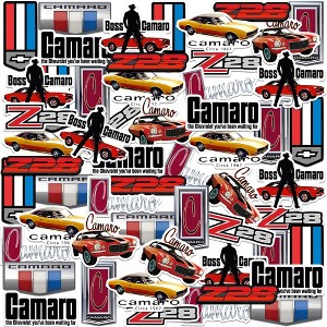 Chevy Camaro 50ct Vinyl Large Deluxe Stickers Variety Pack - 1 of 4