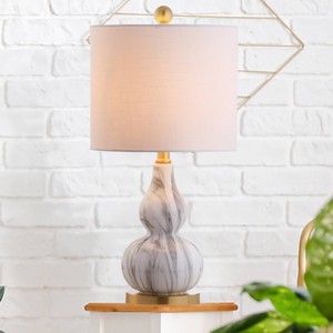 20.5" Glass Anya Mini Table Lamp (Includes LED Light Bulb) - JONATHAN Y - 1 of 4
