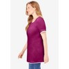 Woman Within Women's Plus Size Layered-Look Tee - 4 of 4