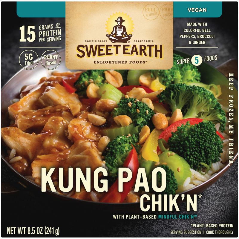 Sweet Earth Vegan Frozen Kung Pao Chik&#39;n - 8.5oz, 1 of 9