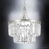 Urban Ambiance Luxury Cosmopolitan Chandelier,  19" x 16-1/4",  Antique Silver Finish, UHP2468 - 3 of 4