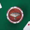 Slickblue 25-Pack Las Vegas 14-Gram Poker Chips, Clay Composite, Heavyweight Casino Style, Holo Inlay, $1-$10K - 2 of 3