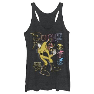 Women's A Goofy Movie Powerline Tour '95 Racerback Tank Top - 1 of 4