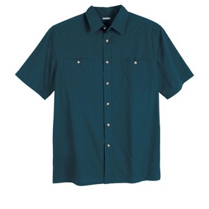 KingSize Short-Sleeve Pocket Sport Shirt - 1 of 4