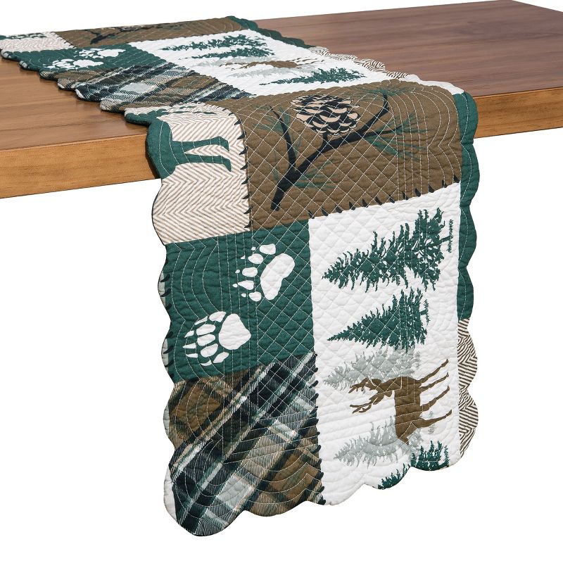 C&F Home 14" x 51" Fletcher Forest Table Runner, 2 of 5