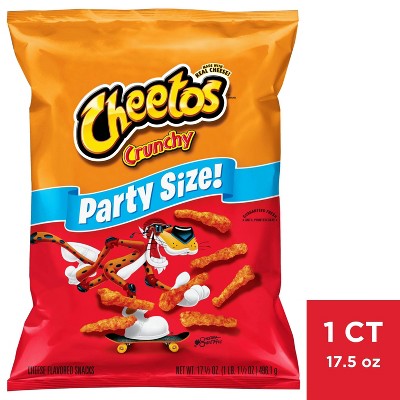 Cheetos Crunchy Cheese Flavor Party Size Snacks - 15oz