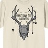 Halloween Deer Skull Countdown Till Halloween Men's Natural T-Shirt - 2 of 3
